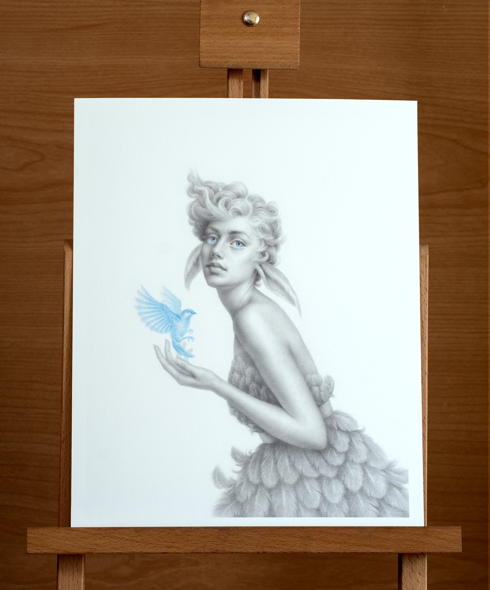 Blue Magic fina art print - by Marta Witkiewicz