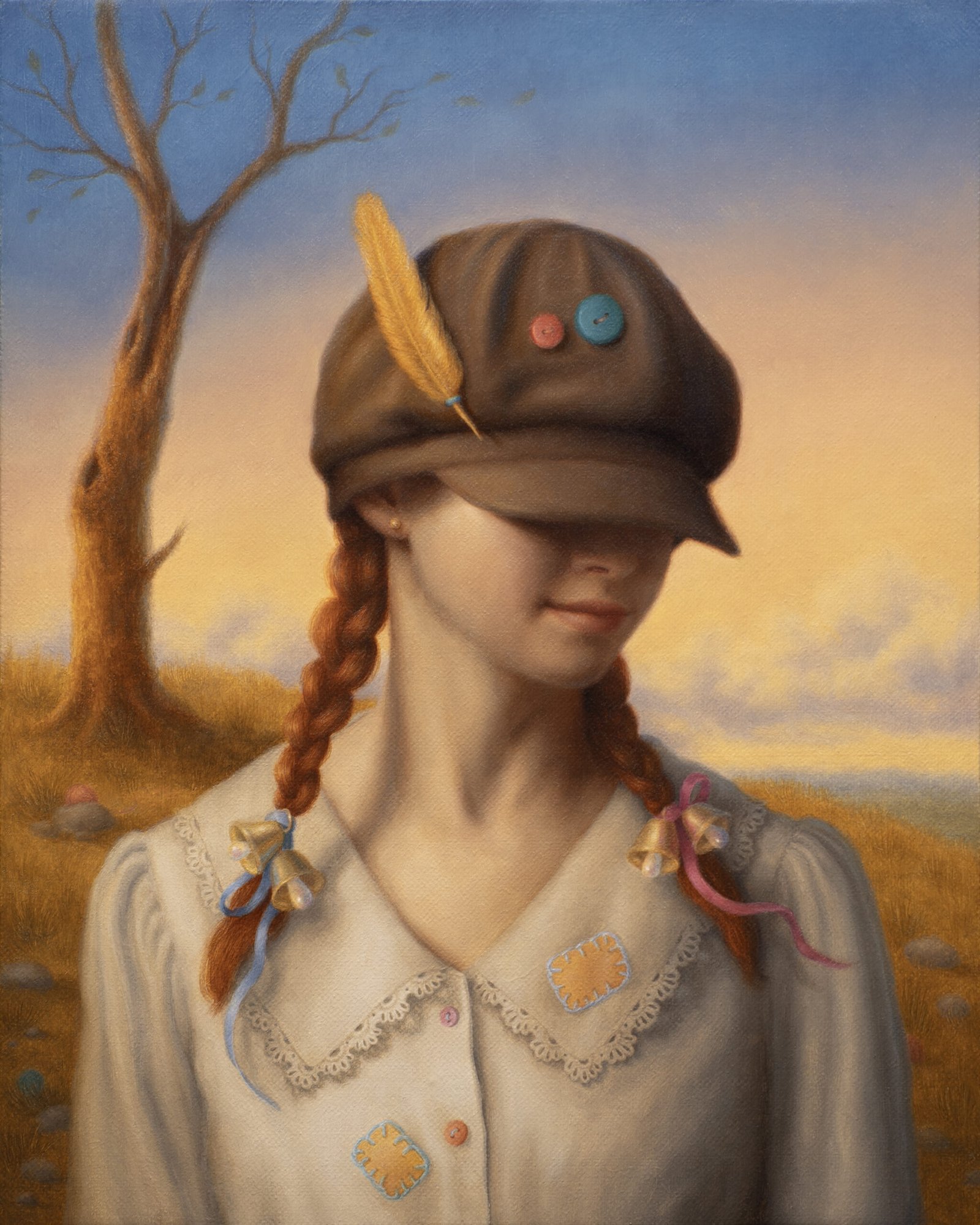 Original painting The Young Patchmaker by Marta Witkiewicz